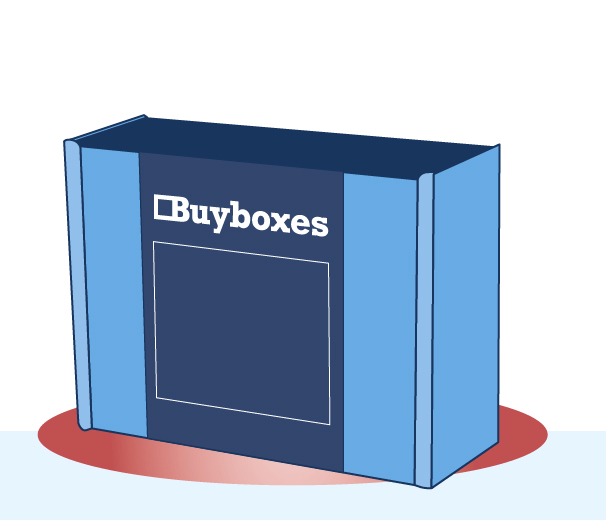 Buyboxes blue mailer box