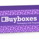 Purple reverse tuck product boxes