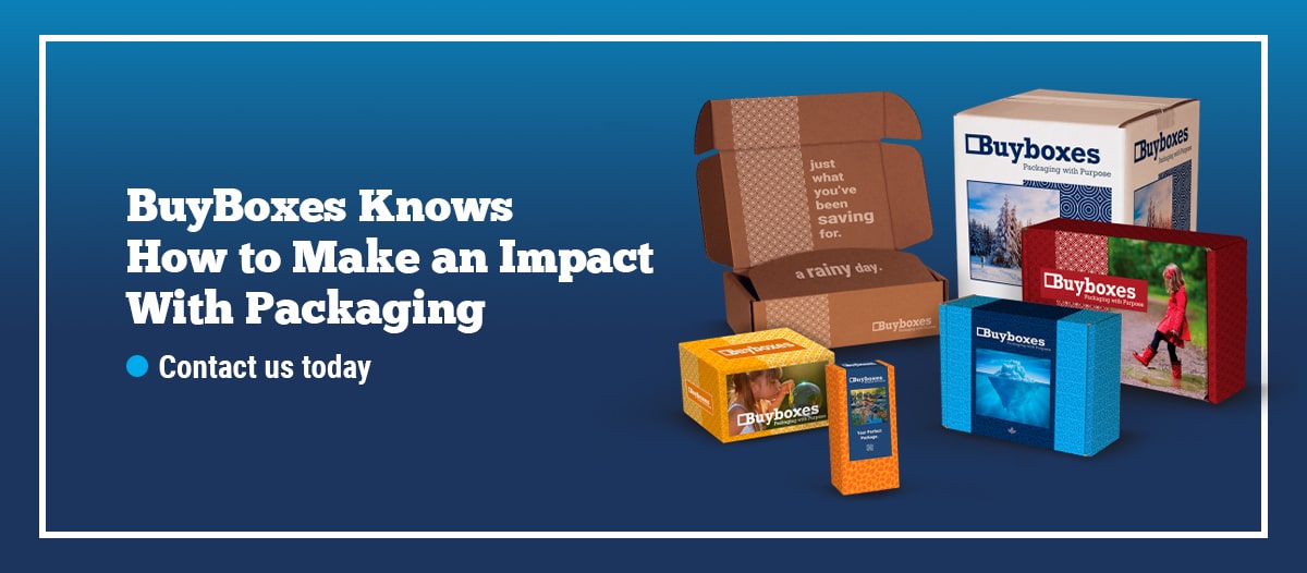 BuyBoxes Knows How to Make an Impact With Packaging. Contact us today.