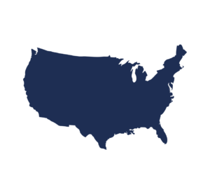 dark blue image of the united states