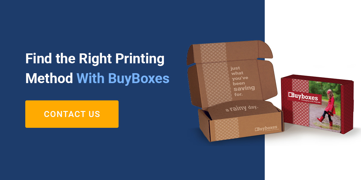 Find the Right Printing Method With BuyBoxes